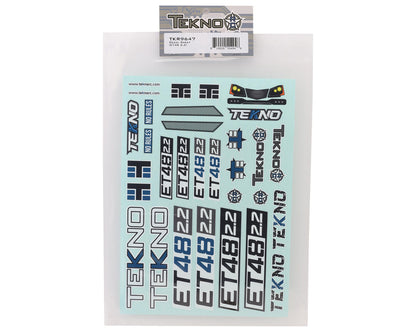 Tekno RC ET48 2.2 Decal Sheet
