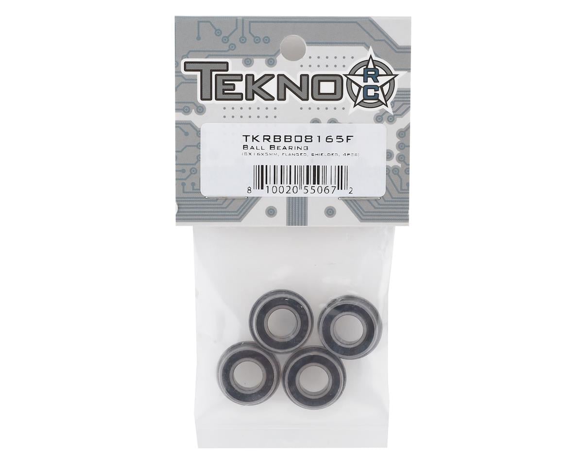 Tekno RC 8x16x5mm Flanged Ball Bearing (4)