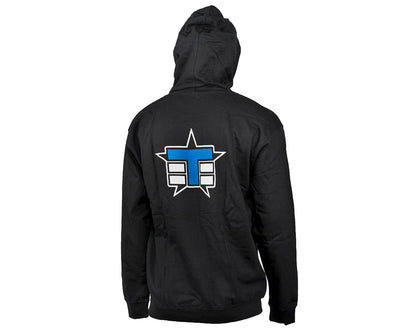 Tekno RC Horizontal "Stripe" Pullover Hoodie Sweatshirt (Black) (L)