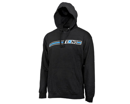 Tekno RC Horizontal "Stripe" Pullover Hoodie Sweatshirt (Black) (2XL)