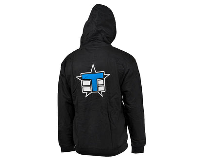 Tekno RC Vertical "Stripe" Zip-Up Hoodie Sweatshirt (Black) (2XL)