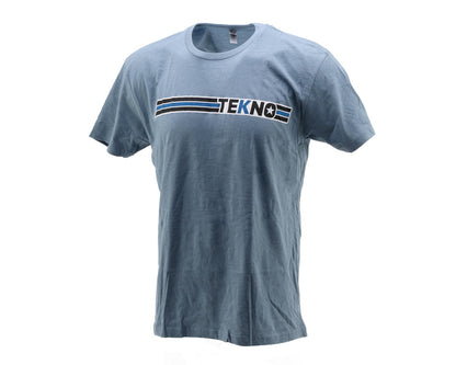 Tekno RC Classic "T-Logo" T-Shirt (Blue Heather) (XL)