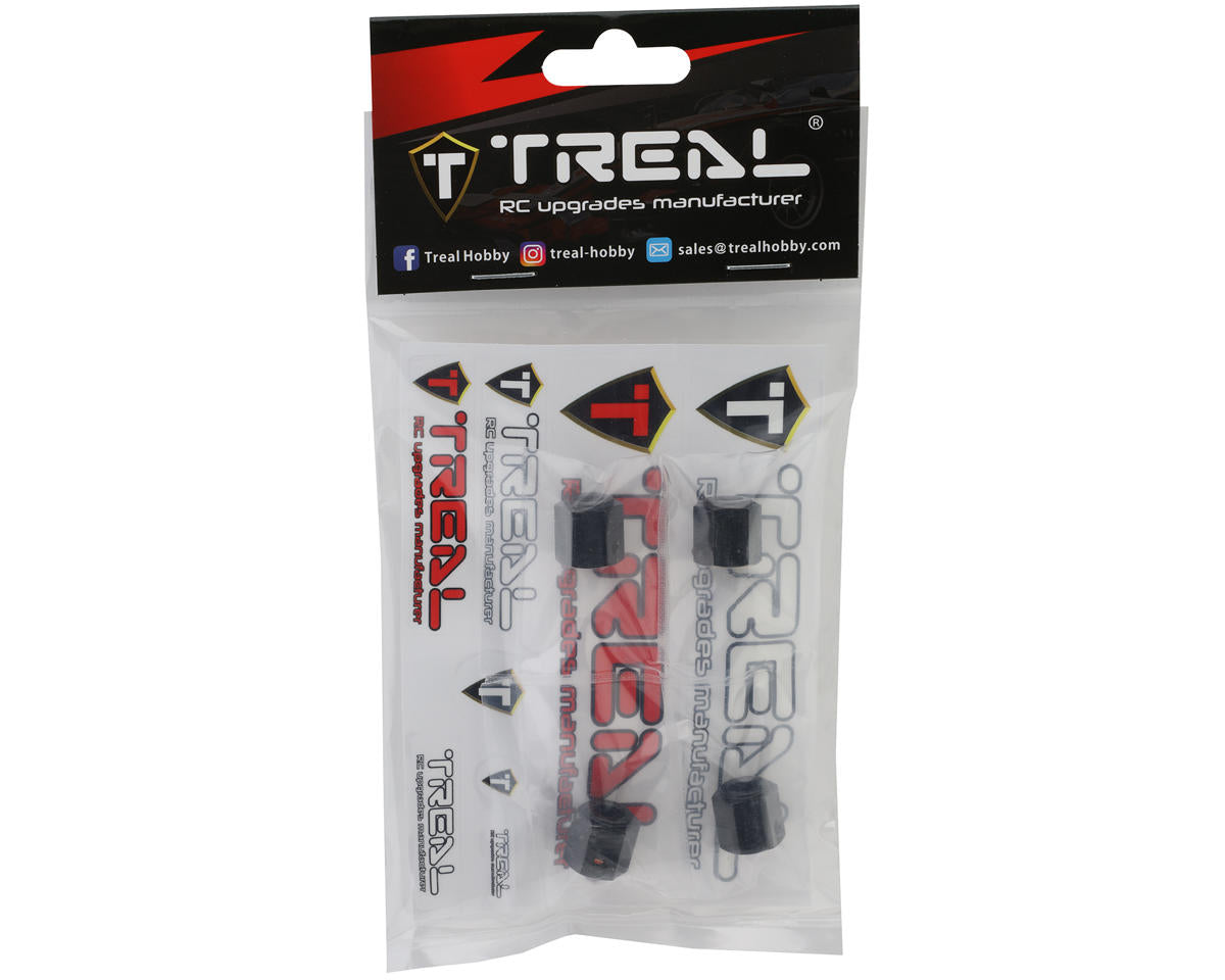 Treal Hobby Axial AXP8 Gilamo Brass Hex Hub Adaptors w/Extended Shafts (13mm)