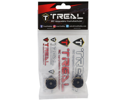 Treal Hobby Redcat Ascent-18 Brass Outer Portal Covers (Black)