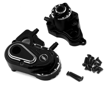 Treal Hobby Axial Capra CNC Aluminum Transmission Case (Black)