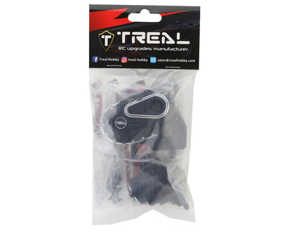 Treal Hobby Axial Capra CNC Aluminum Transmission Case (Black)