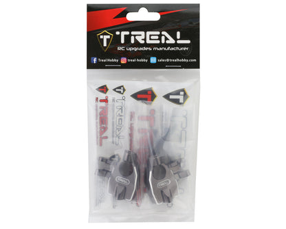 Treal Hobby Axial Capra CNC Aluminum Steering Knuckles (Grey)