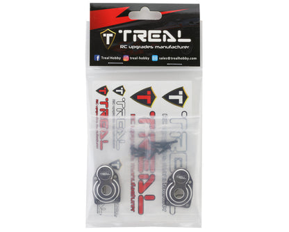 Treal Hobby Axial Capra CNC Aluminum Outer Portal Covers (Grey)