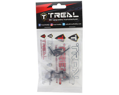 Treal Hobby Axial Capra CNC Aluminum Rear Upper Link Riser Mount (Grey)