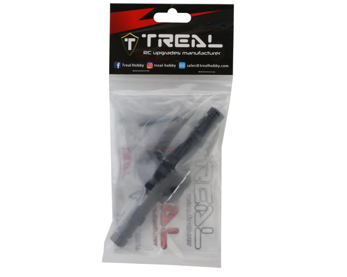 Treal Hobby Element RC Enduro Aluminum Front Axle Housing (Black)