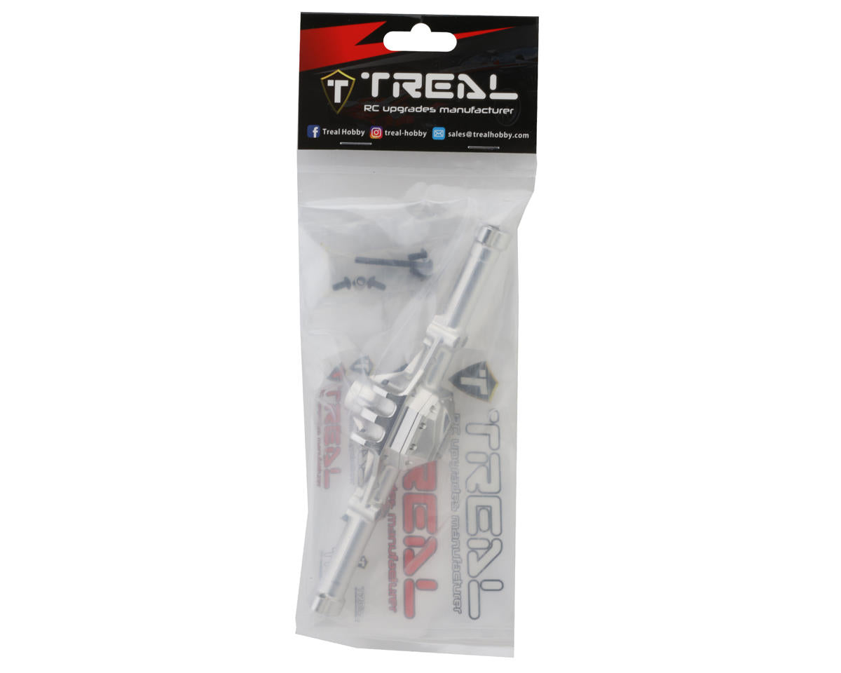 Treal Hobby Element RC Enduro Aluminum Rear Axle Housing (Silver)