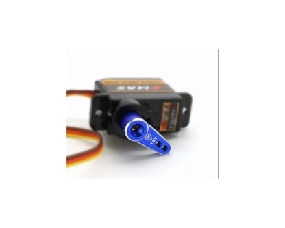 Treal Hobby FCX24 CNC Aluminum 15T Micro Servo Horns (Red) (2) (EMAX)