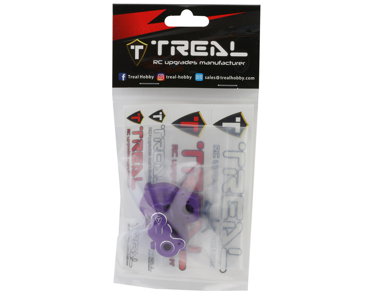 Treal Hobby FCX24 Aluminum Transmission Gear Box Set (Purple)