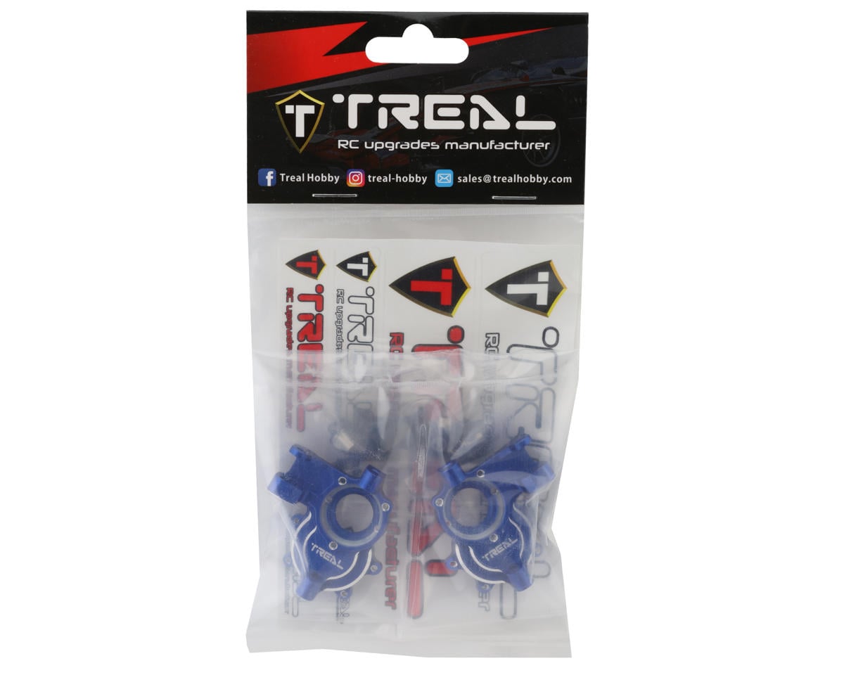 Treal Hobby Redcat Gen9 Aluminum Steering Knuckles (Blue) (2)
