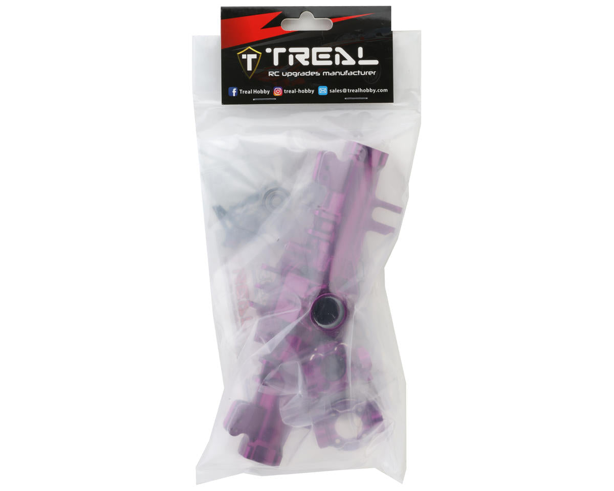 Treal Hobby Losi LMT CNC-Machined Aluminum Front Axle Housing (Purple)