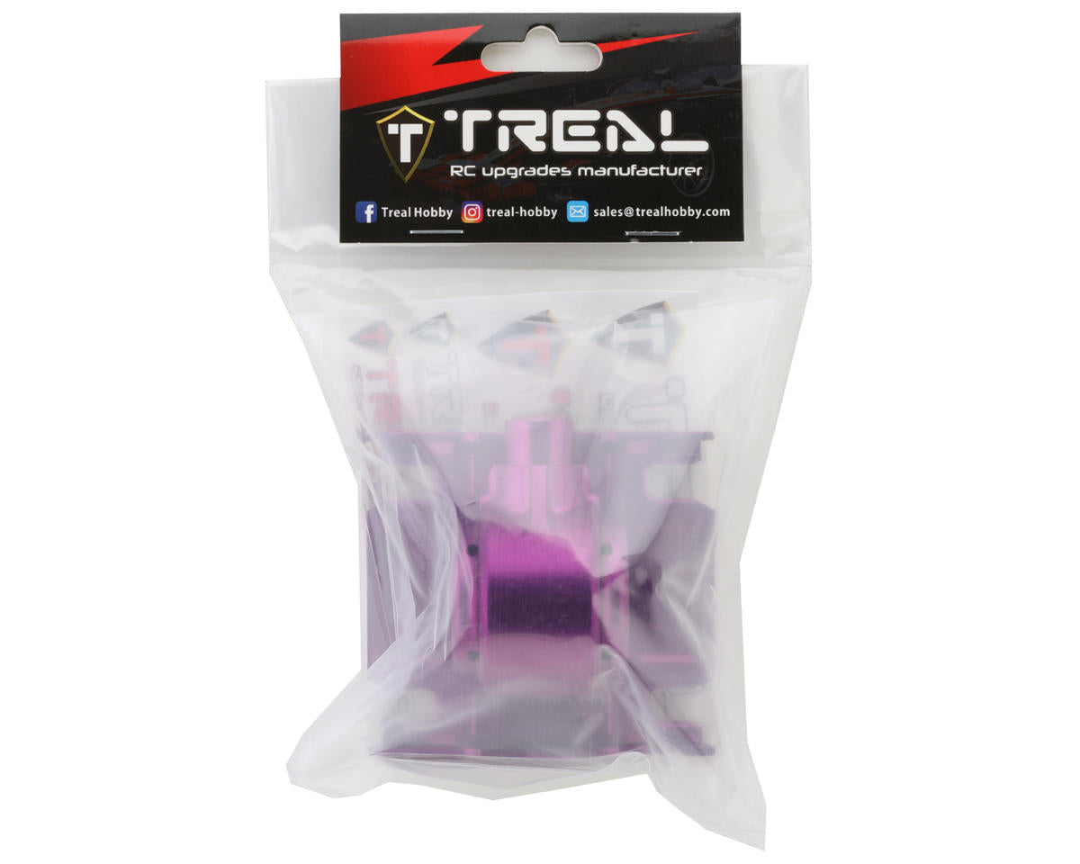 Treal Hobby Losi LMT Aluminum Gearbox Housing Set w/Covers (Purple)