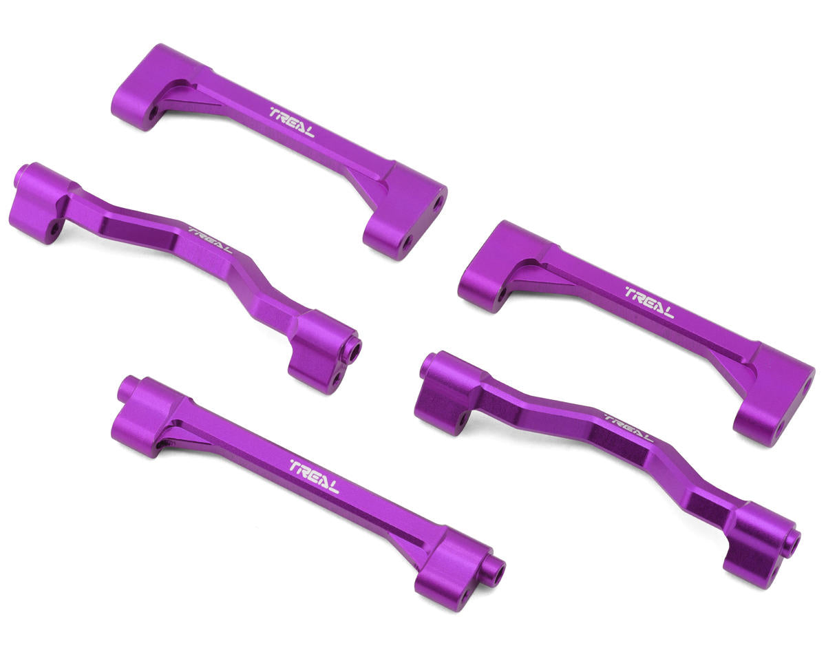 Treal Hobby Losi® LMT™ Aluminum Chassis Cross Brace Set (Purple) (5)