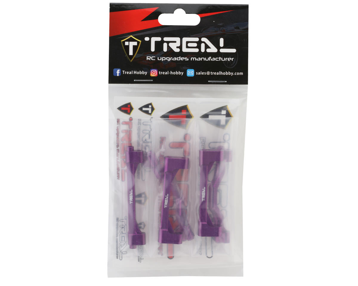 Treal Hobby Losi® LMT™ Aluminum Chassis Cross Brace Set (Purple) (5)