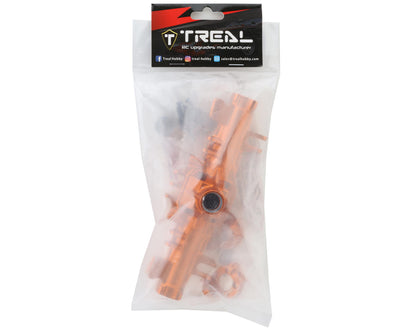 Treal Hobby Losi LMT CNC-Machined Aluminum Front Axle Housing (Orange)
