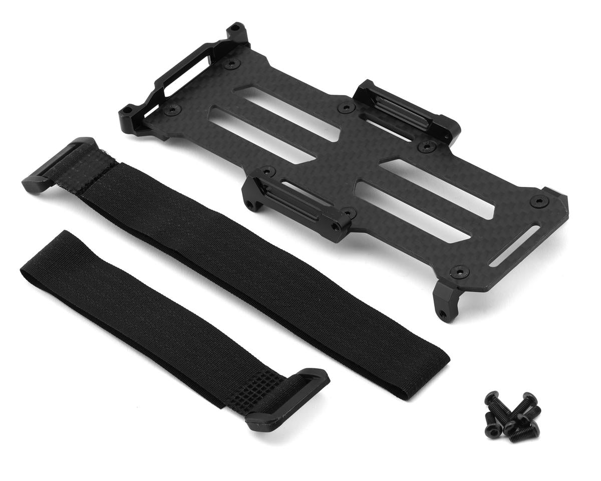 Treal Hobby Losi® LMT 2.0 LCG Carbon Fiber & Aluminum Battery Tray Set