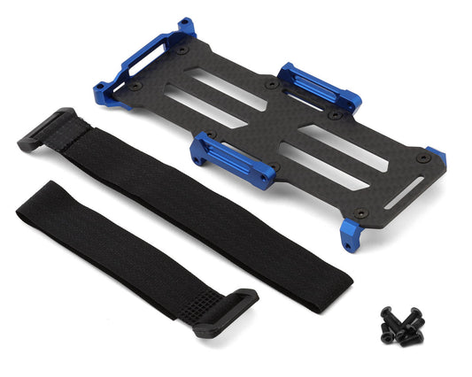 Treal Hobby Losi® LMT 2.0 LCG Carbon Fiber & Aluminum Battery Tray Set