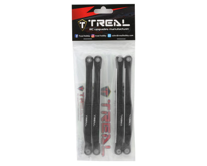 Treal Hobby Losi LMT Aluminum Lower Trailing Arms Link Set (Black) (4)