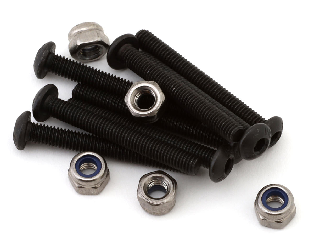 Treal Hobby Losi LMT Aluminum Shock Mount Set (4) (Blue)