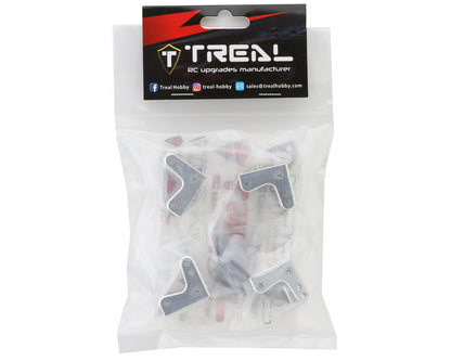 Treal Hobby Losi LMT Aluminum Shock Mount Set (4) (Silver)