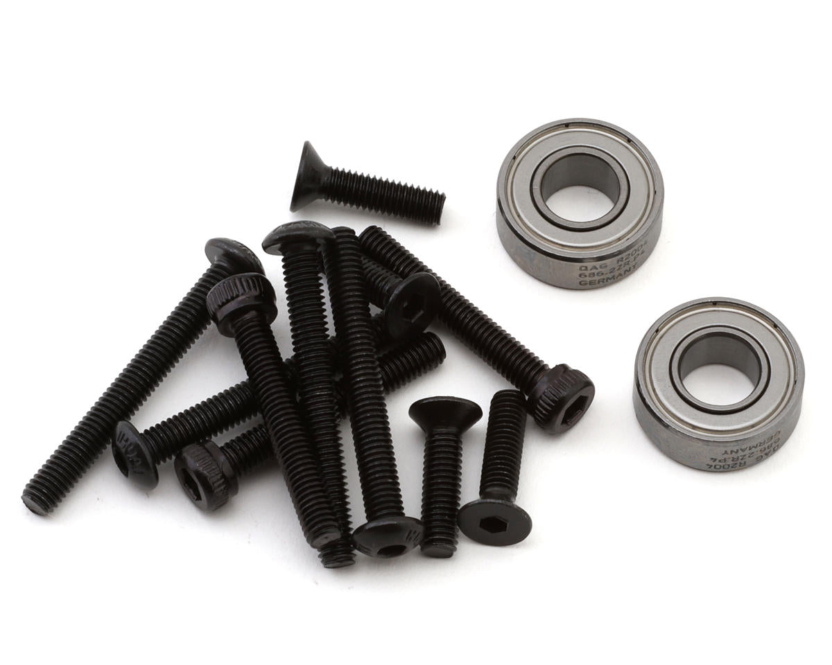 Treal Hobby Losi LMT Aluminum Gearbox Housing Set w/Covers (Blue)