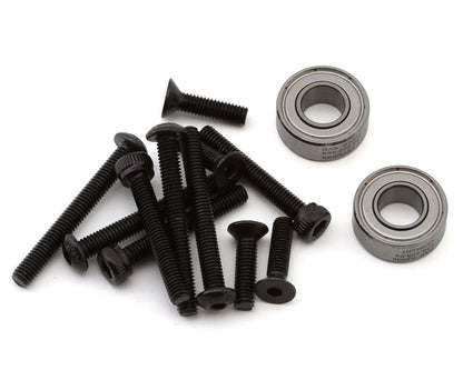 Treal Hobby Losi LMT Aluminum Gearbox Housing Set w/Covers (Blue)