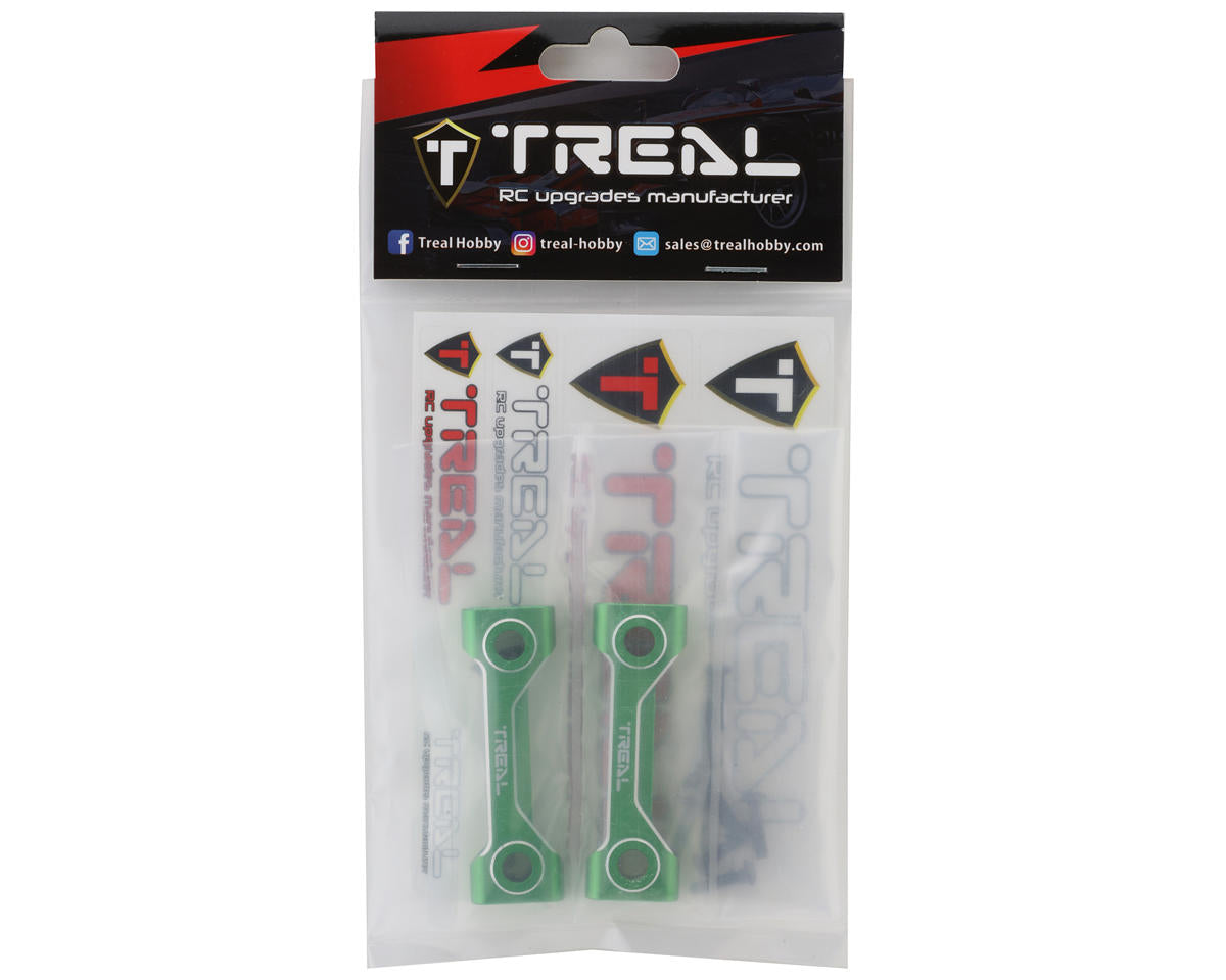 Treal Hobby Losi LMT Aluminum Front & Rear Cross Brace Set (Green)