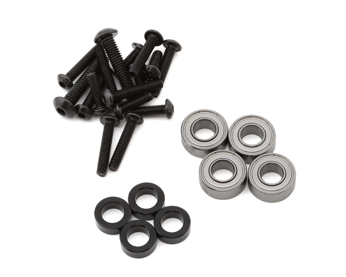 Treal Hobby Losi® LMT™ Aluminum Adjustable STD Wheelie Bar (Silver)