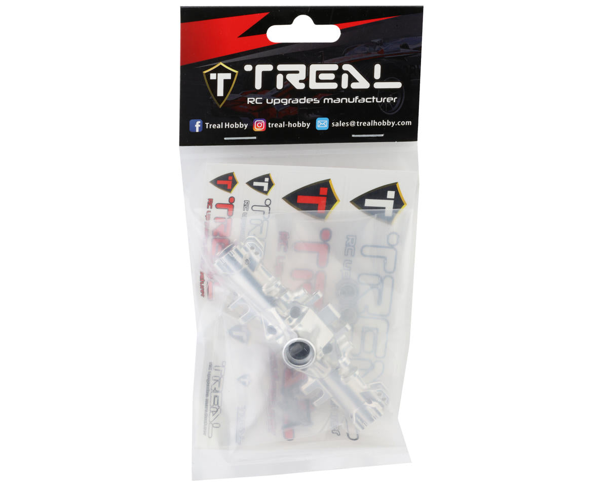 Treal Hobby Losi Mini LMT CNC Aluminum Axle Housing (Silver)