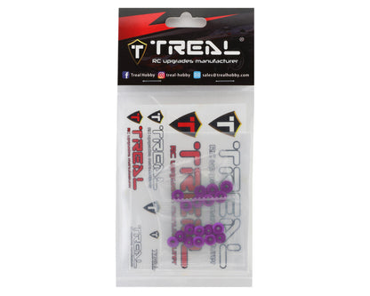 Treal Hobby Losi Mini LMT Aluminum Body Buttons Set (Purple) (10)