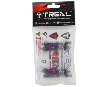 Treal Hobby Losi® Mini LMT 6061 Aluminum Threaded Shock Set (Purple) (4)
