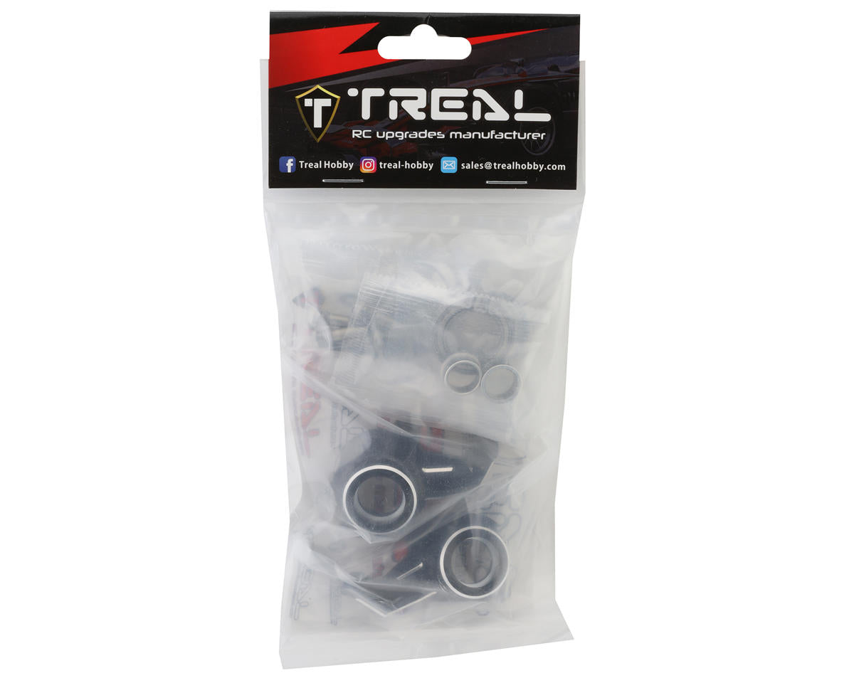 Treal Hobby Front Steering Knuckles for Traxxas Maxx (Black) (2)