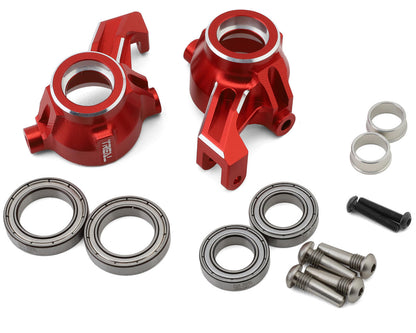 Treal Hobby Front Steering Knuckles for Traxxas Maxx (Red) (2)