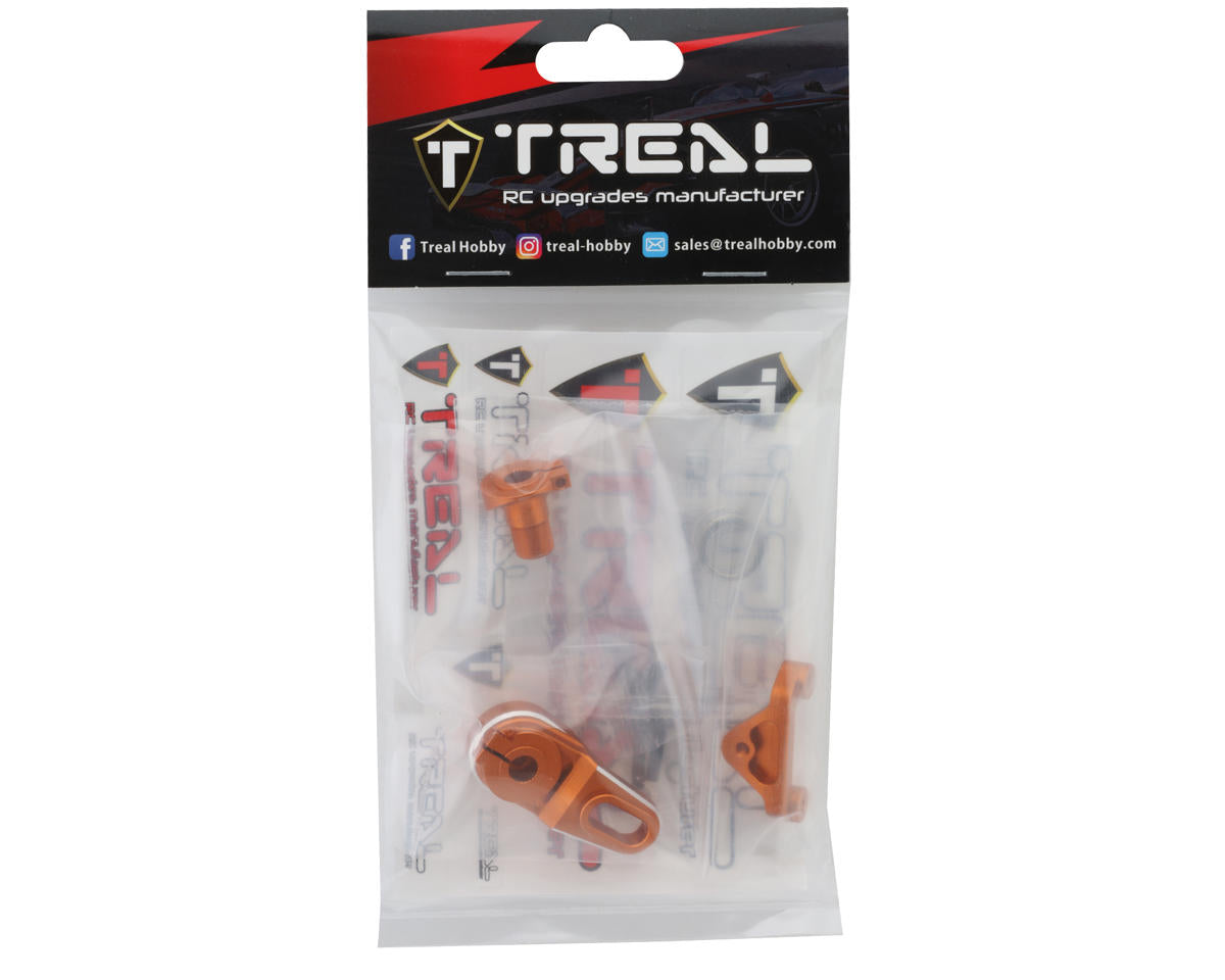 Treal Hobby Losi Promoto MX CNC Aluminum Clamping Servo Saver (25T/23T) (Orange)