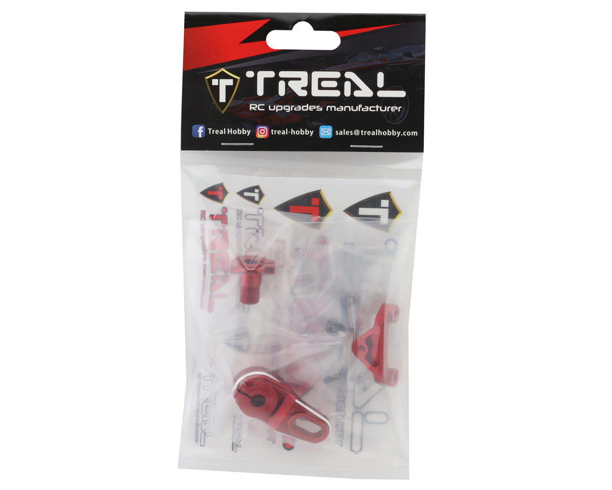Treal Hobby Losi Promoto MX CNC Aluminum Clamping Servo Saver (25T/23T) (Red)