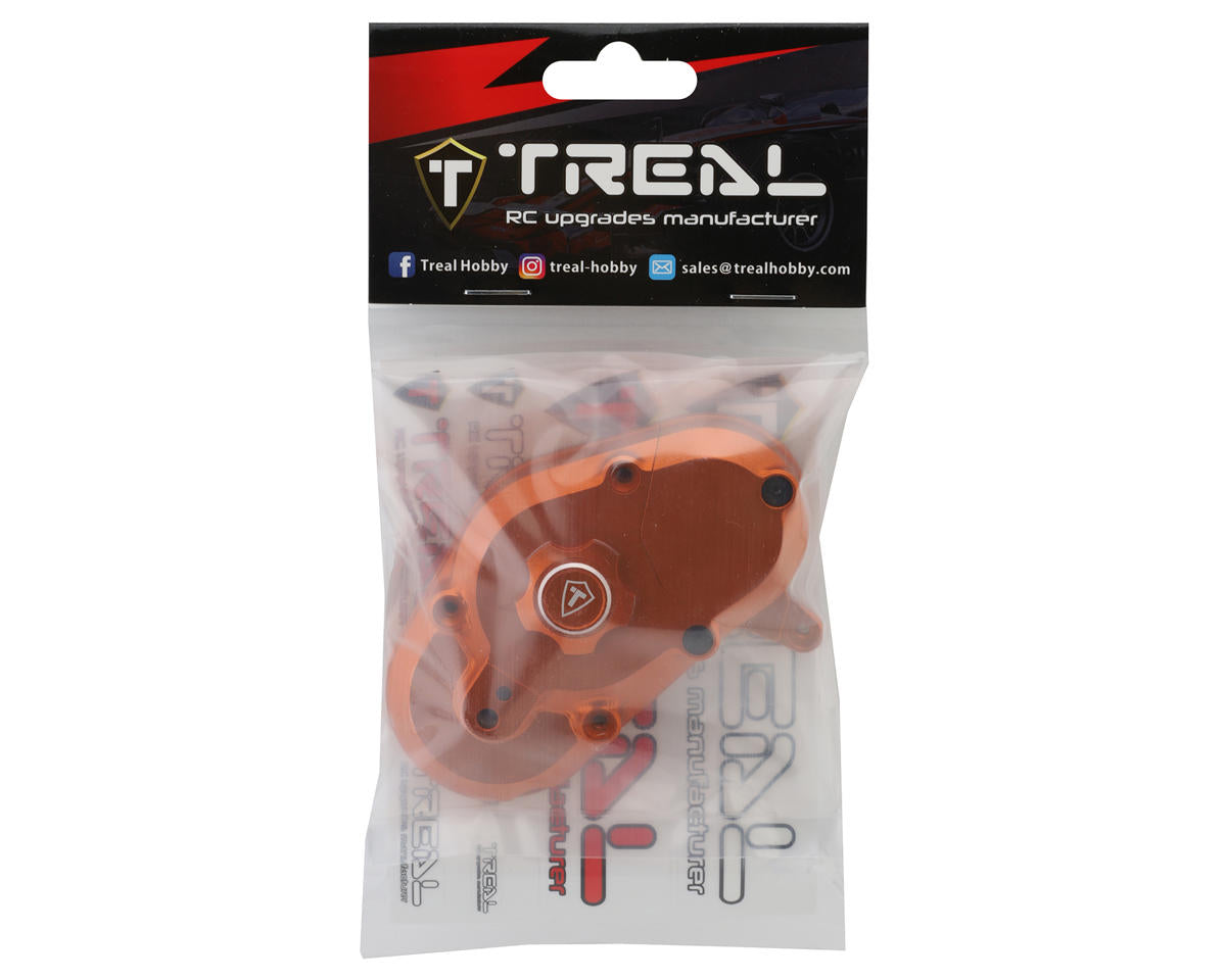 Treal Hobby Losi Promoto MX CNC Aluminum Transmission Case (Orange)