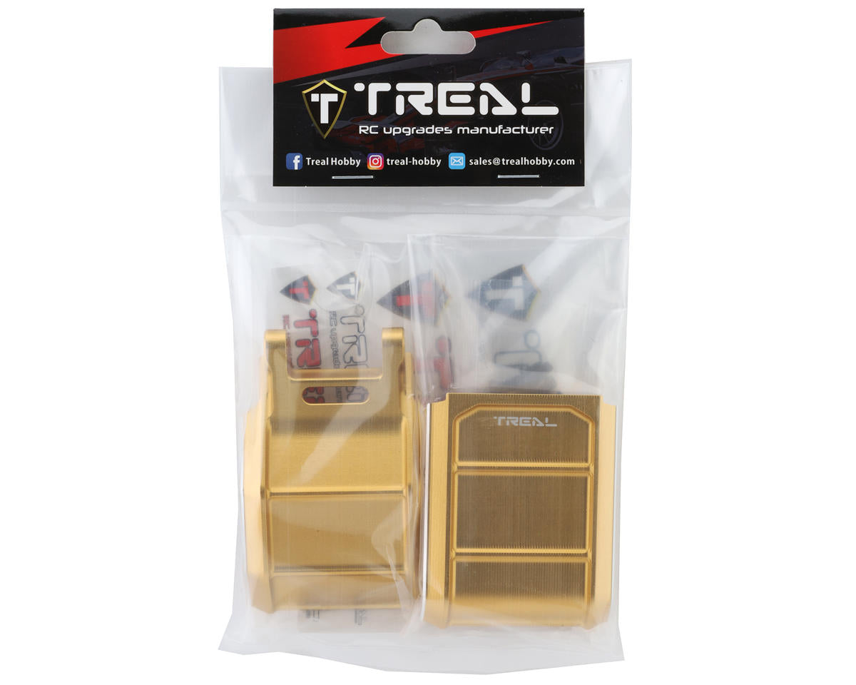 Treal Hobby Losi Promoto MX CNC Aluminum Skid Plate (Gold)