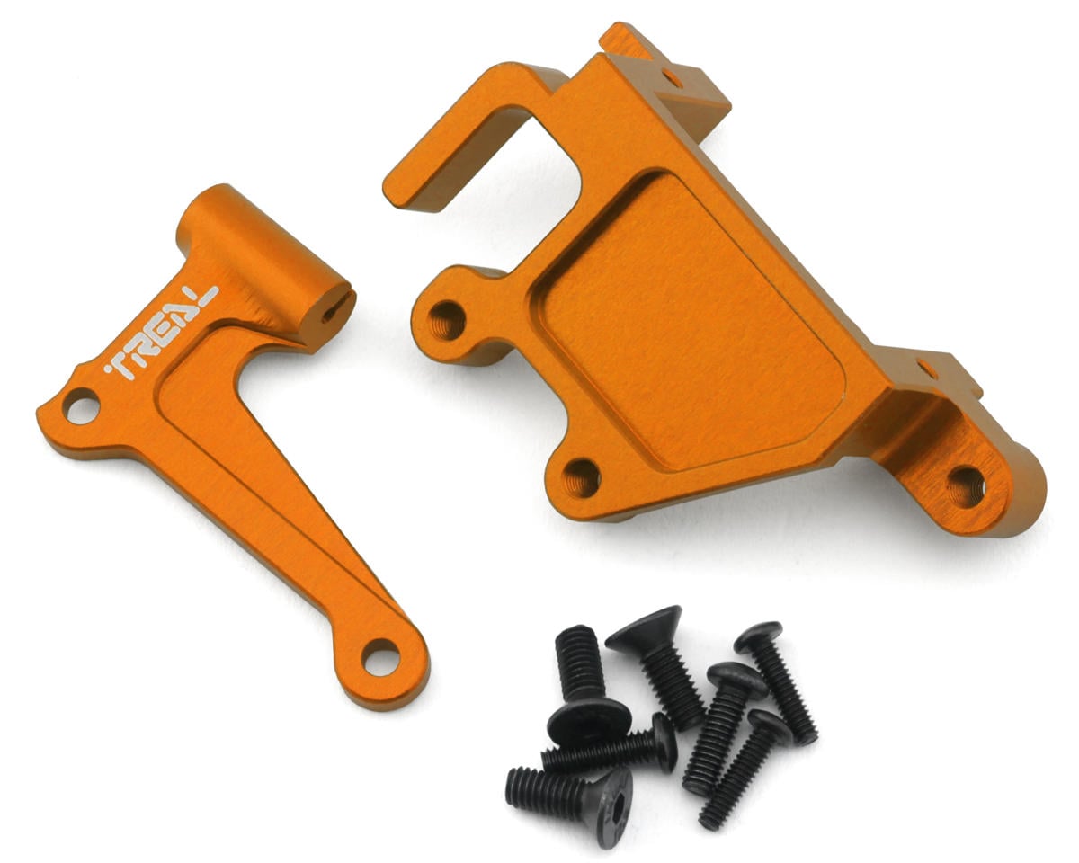 Treal Hobby Promoto MX Aluminum Electronics Mount Set (Orange)