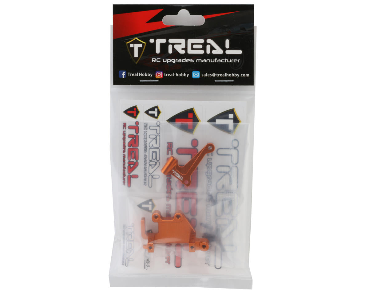 Treal Hobby Promoto MX Aluminum Electronics Mount Set (Orange)