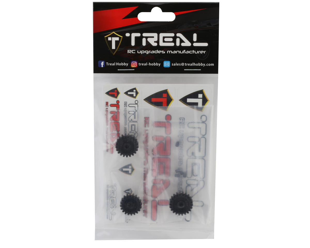 Treal Hobby Promoto MX Motor Hardened Steel 32P Pinion Gears Set (20T/21T/22T)