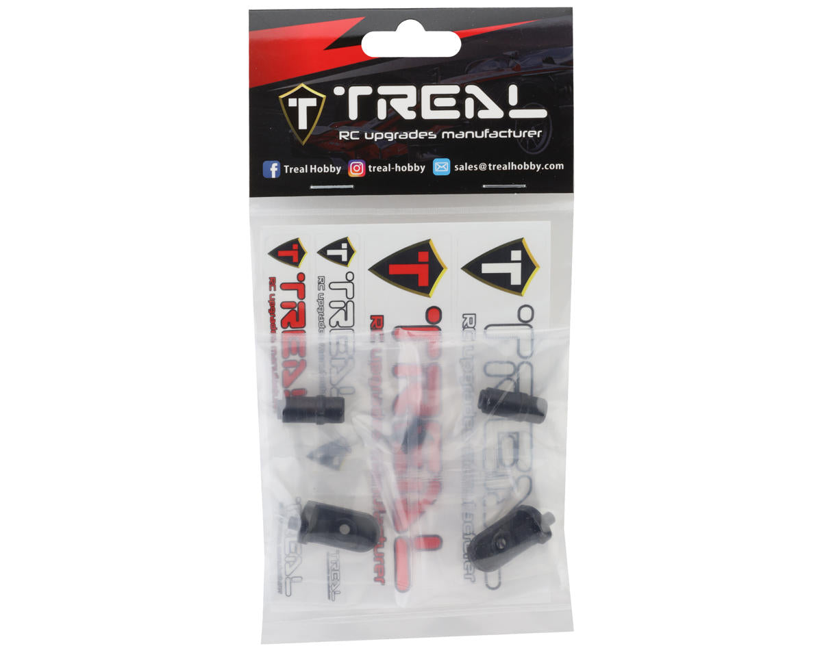 Treal Hobby Promoto CNC Aluminum Foot Pegs (Black) (2)