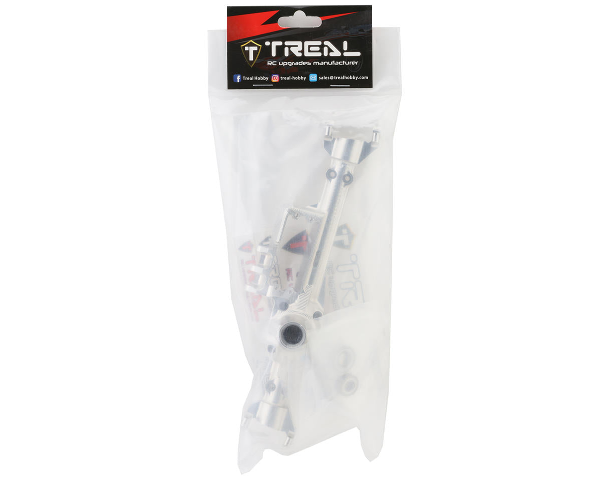 Treal Hobby RBX10 Ryft Aluminum Front Axle Housing (Silver)