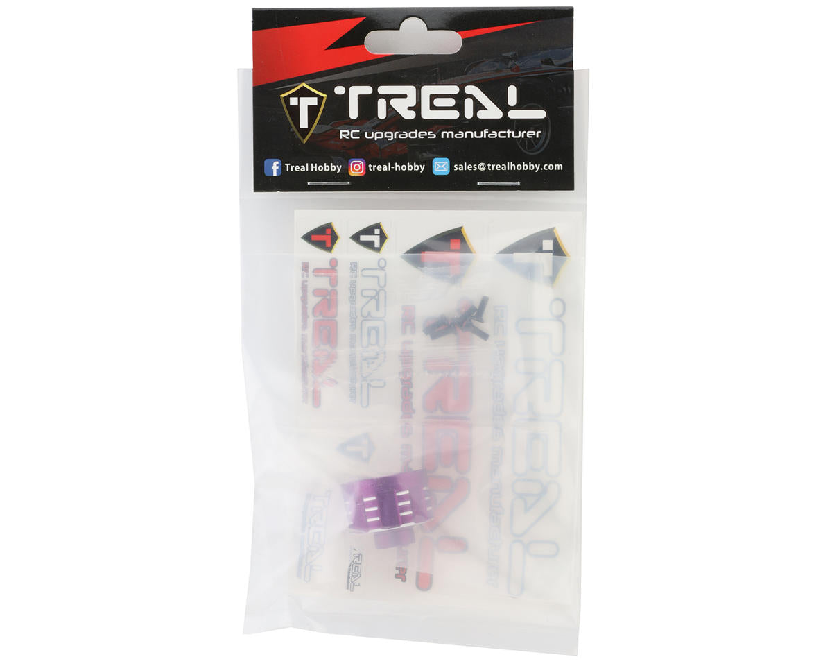 Treal Hobby Axial RBX10 Ryft Aluminum Differential Housing Cup (Purple)