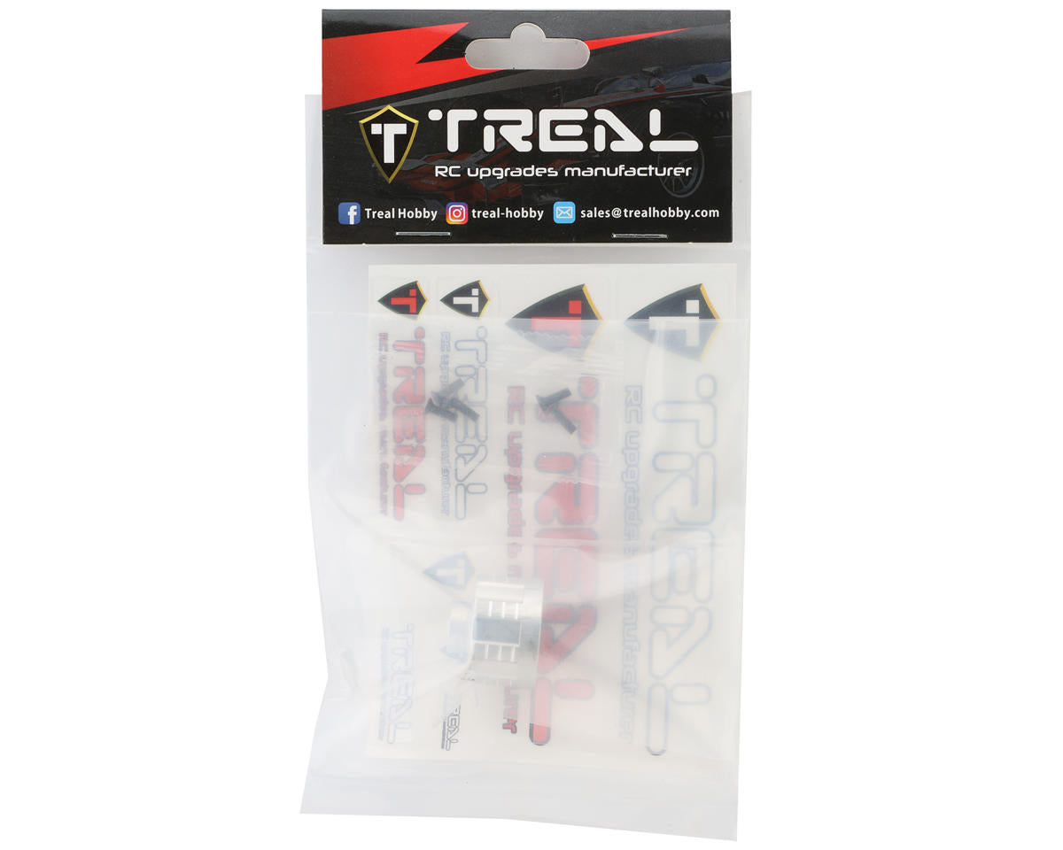 Treal Hobby Axial RBX10 Ryft Aluminum Differential Housing Cup (Silver)