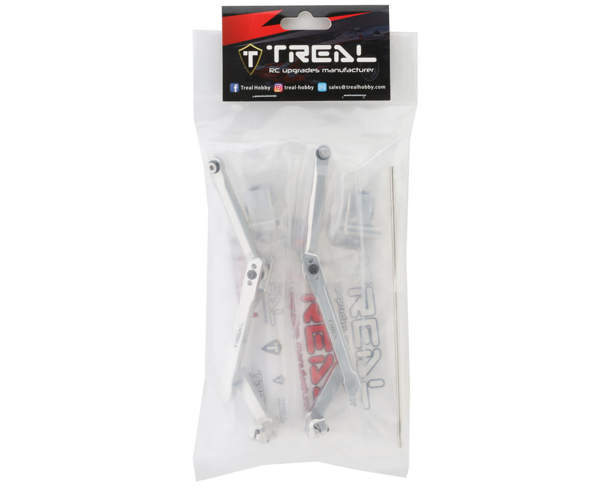 Treal Hobby RBX10 Ryft Aluminum Front Sway Bar Set (Silver)
