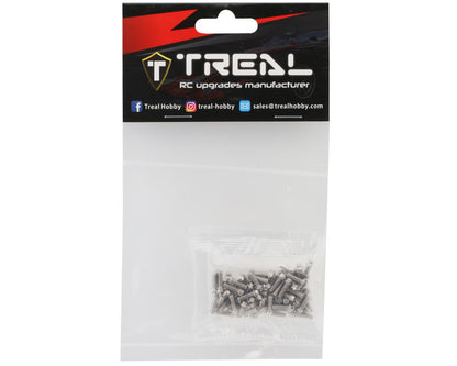 Treal Hobby 1.9" Beadlock Screws (Silver) (100)